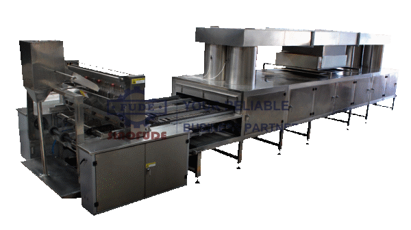 600kg/h Toffee/ Fondant Candy Depositing Line With Auto Weighing And Mixing System