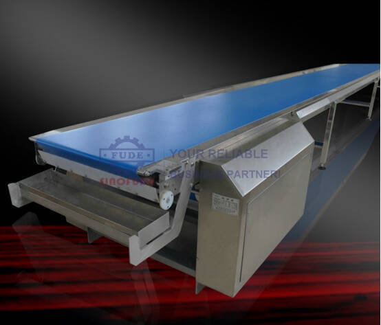 Stable Stainless Steel Cooling Conveyor 4m ~80m Length For Automatic Biscuit Production Line