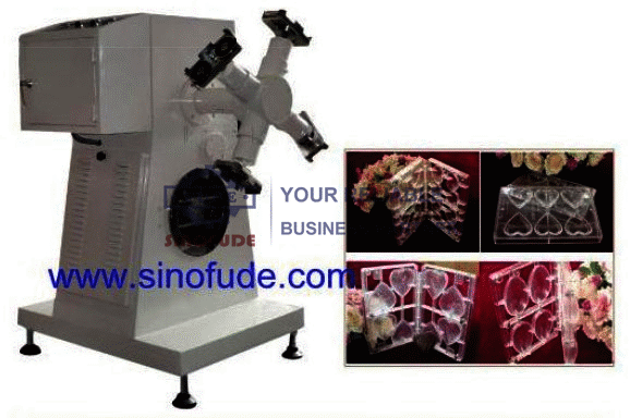 1KW/ 380V/ 50HZ Automatic Hollow Chocolate Spinning Machine With Hollow PC Moulds