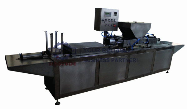 Semi-Auto Pneumatic Chocolate Moudling Machine Line Customize Small Capacity