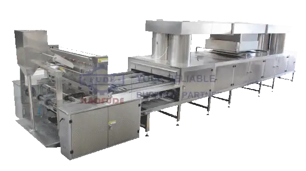 600kg/h Toffee/ Fondant Candy Depositing Line With Auto Weighing And Mixing System