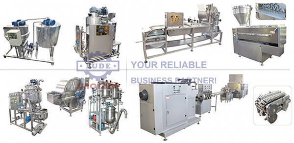 300kg/h Capacity Central-Filled Chewy Candy Production Line Fully Automatic