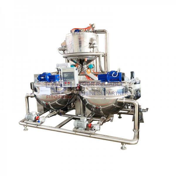Confectionery Industry Auto Weighing Dissolving And Mixing System For Candy Machine