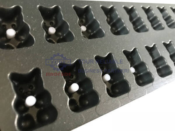 Food Grade Gummy Candy Aluminium Moulds And Silicon Moulds For Starch Mogul Line