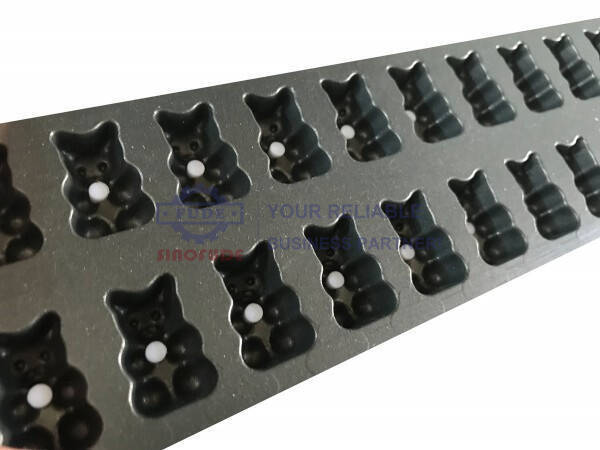 Food Grade Gummy Candy Aluminium Moulds And Silicon Moulds For Starch Mogul Line