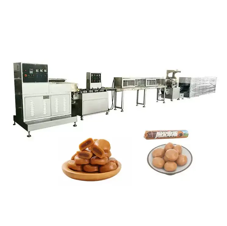 Automatically 800kg/h Toffee Making Plant Toffee Candy Machine With Energy Saving